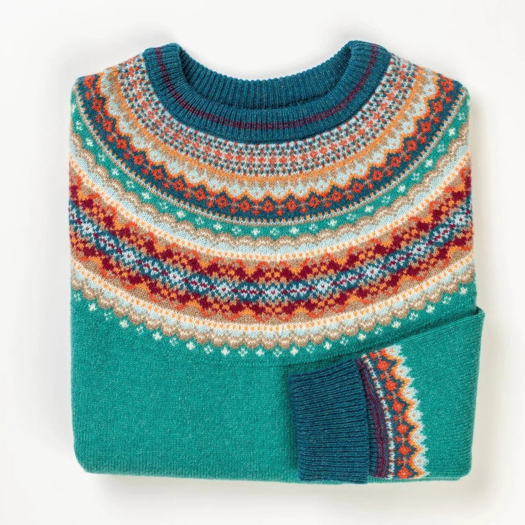 ERIBÉ Alpine Short Sweater - Emerald