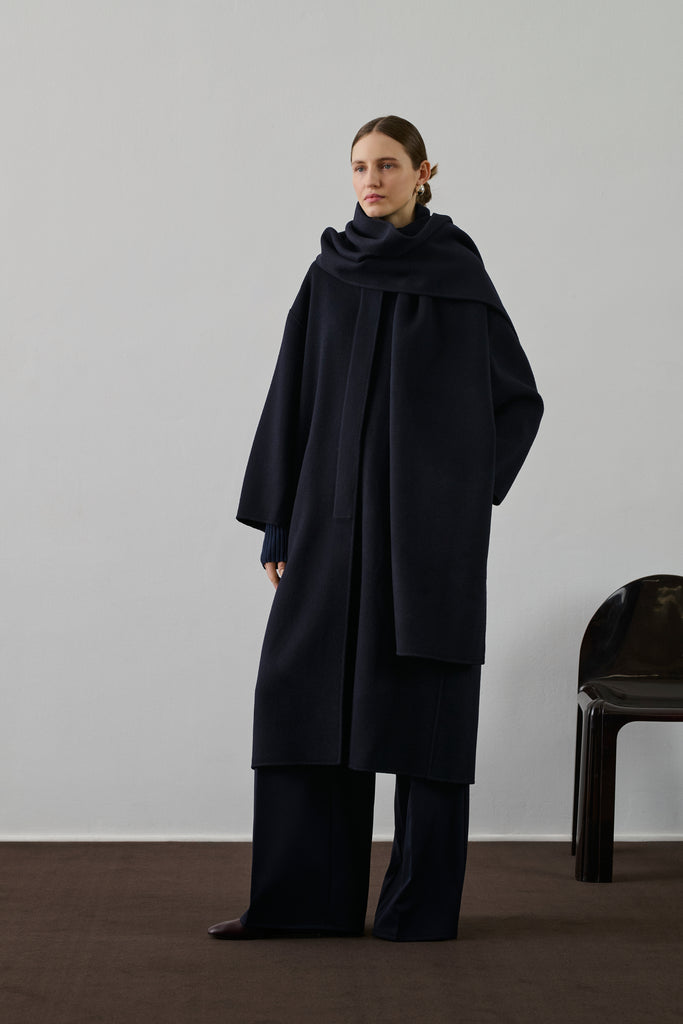 SOEUR FINN Coat - Deep Navy