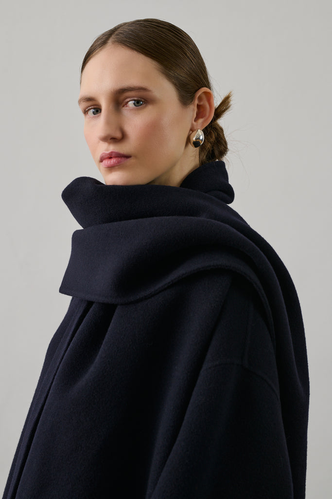 SOEUR FINN Coat - Deep Navy
