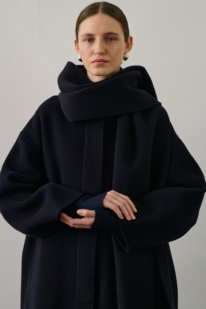 SOEUR FINN Coat - Deep Navy
