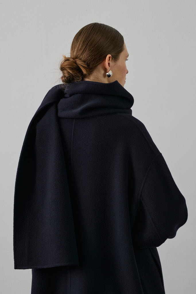 SOEUR FINN Coat - Deep Navy