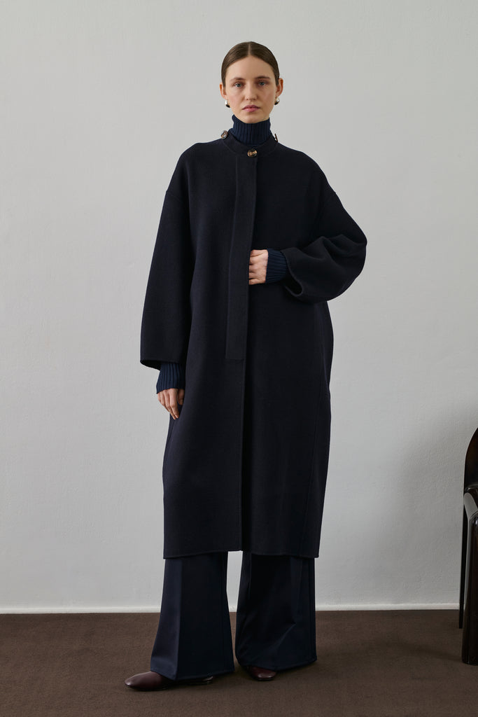 SOEUR FINN Coat - Deep Navy