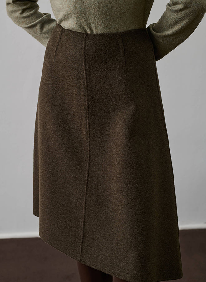 SOEUR GENEVE Skirt - Brown Kaki