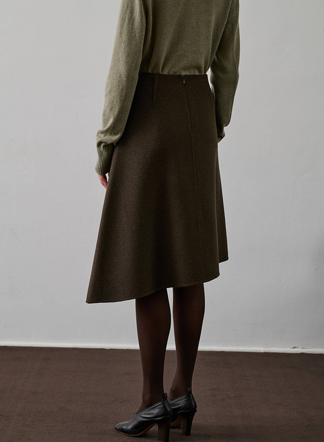 SOEUR GENEVE Skirt - Brown Kaki