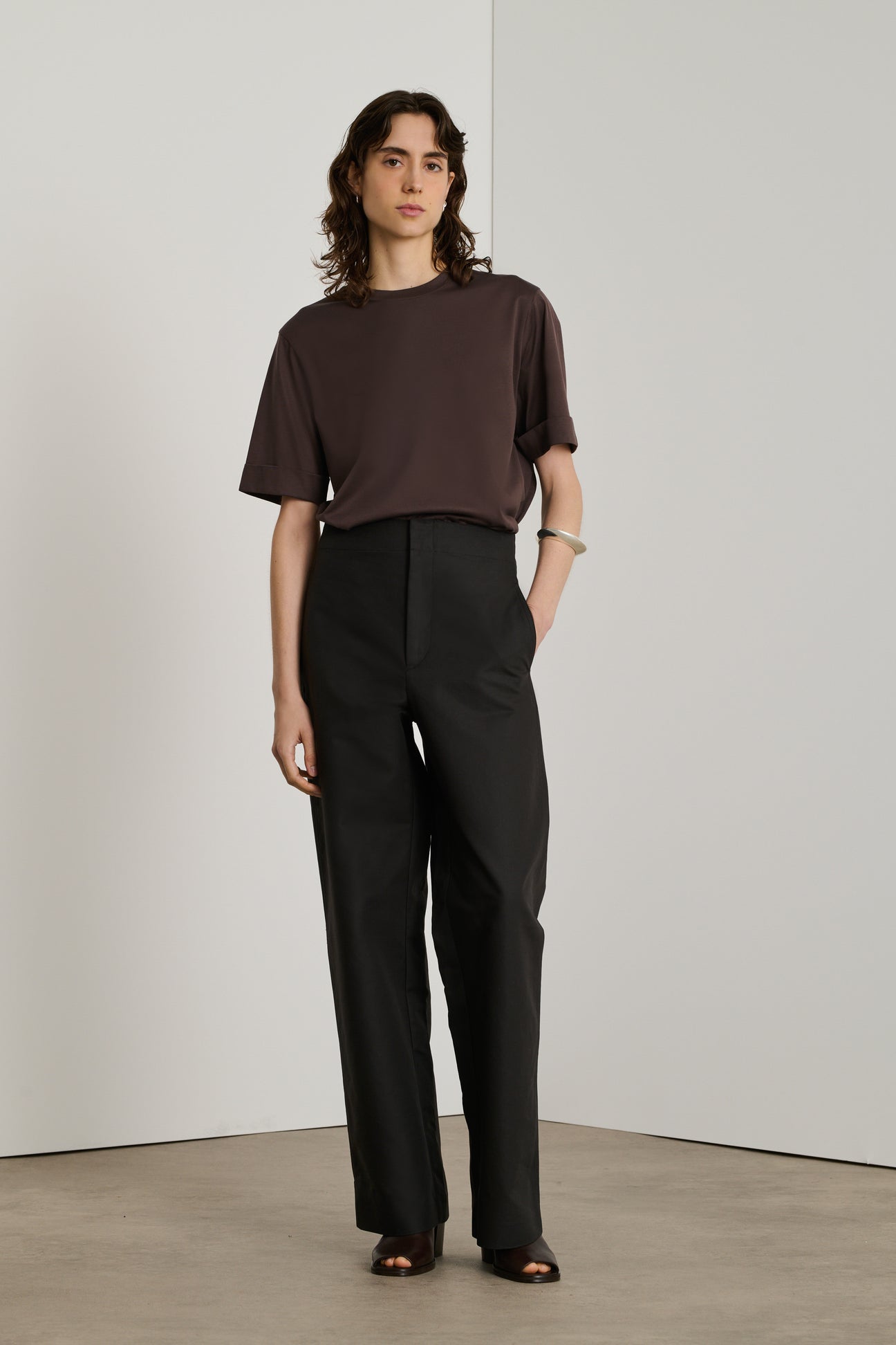 SOEUR Blair trousers- charbon.