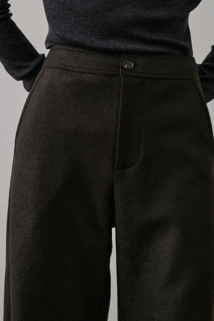 SOEUR GIBSON Trousers - Ebony Green
