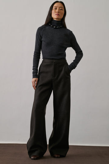 SOEUR GIBSON Trousers - Ebony Green