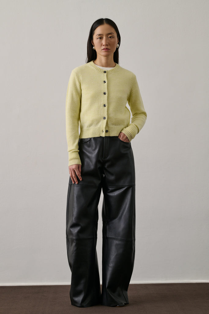 SOEUR GRIFFITH Cardigan - Acid Yellow