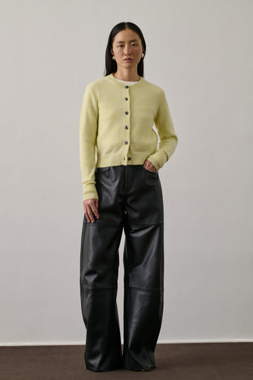 SOEUR GRIFFITH Cardigan - Acid Yellow