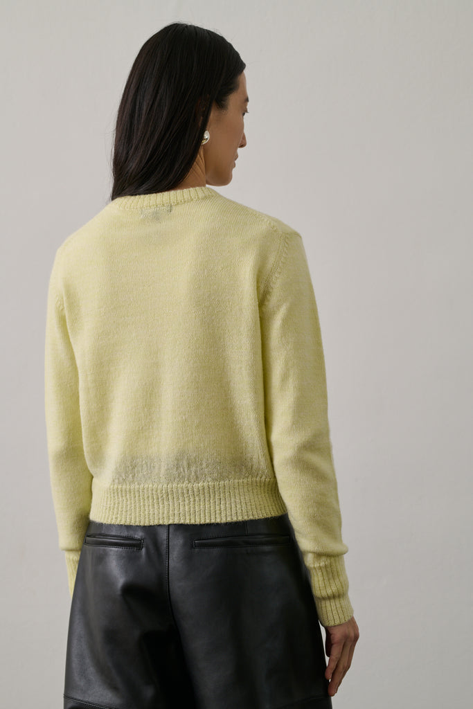 SOEUR GRIFFITH Cardigan - Acid Yellow