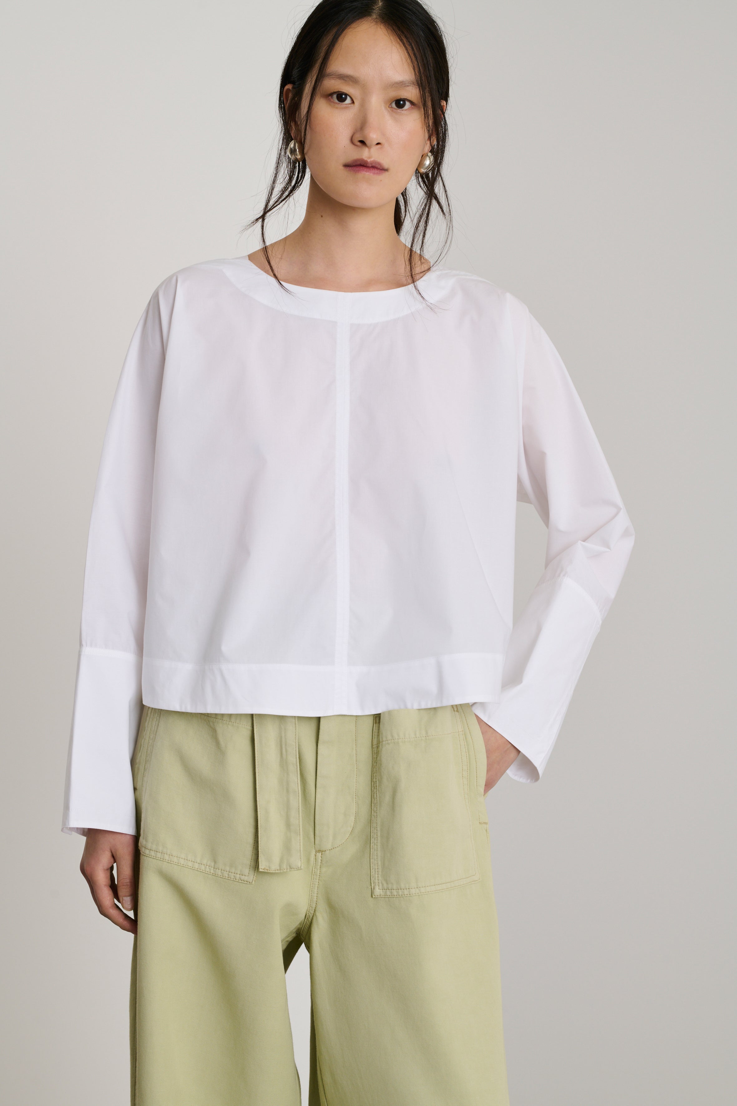 Ameri（アメリ）の「UND WAIST BLOUSING BLOUSE（シャツ/ブラウス）」 - WEAR