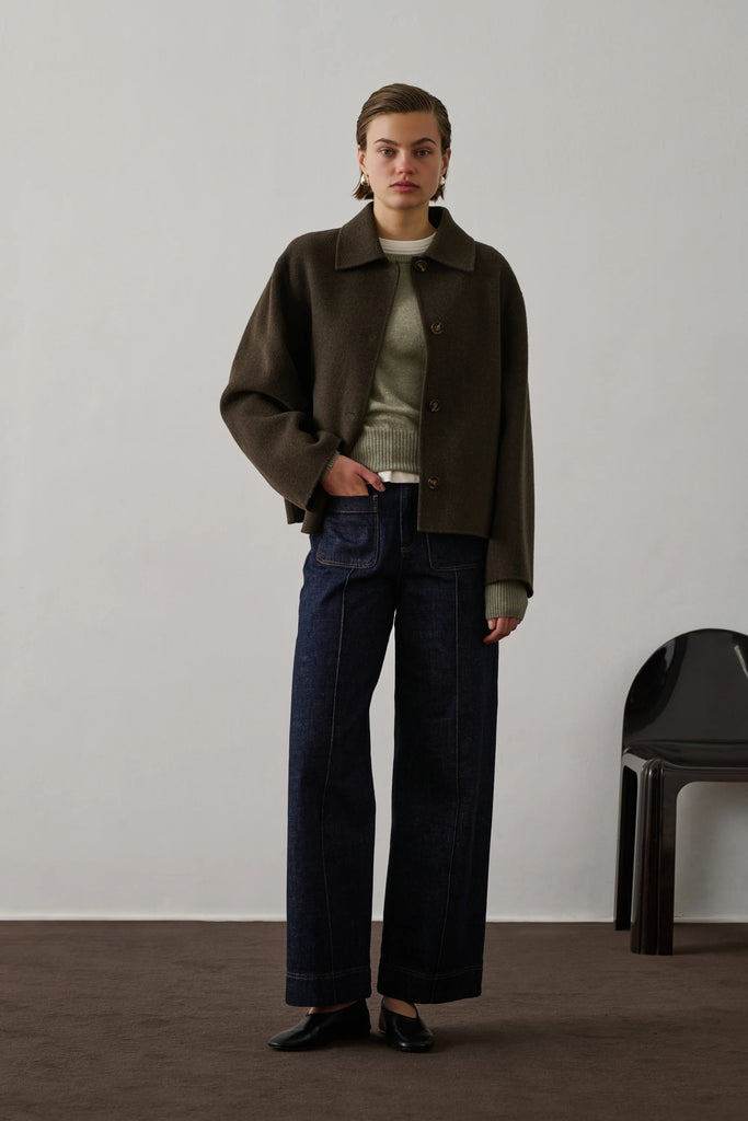 SOEUR GYODA Jacket - Brown Kaki