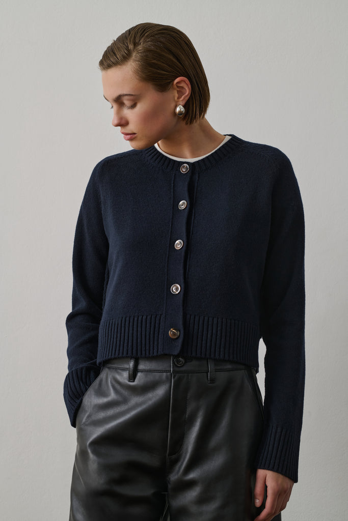 SOEUR VIRGINIA Cardigan - Navy