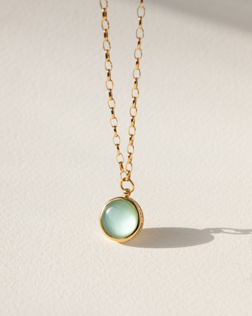 Anna Beck Green Quartz Necklace