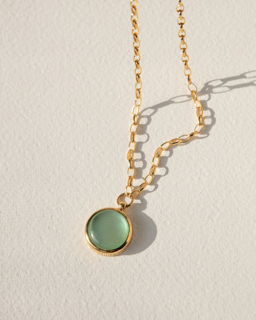 Anna Beck Green Quartz Necklace