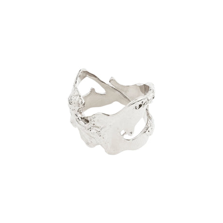 Pilgrim COMPASS ring silver plated