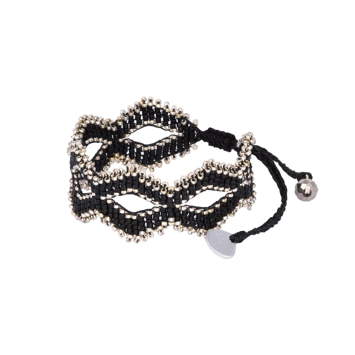 Mishky Ojos adjustable bracelet - Black/Silver