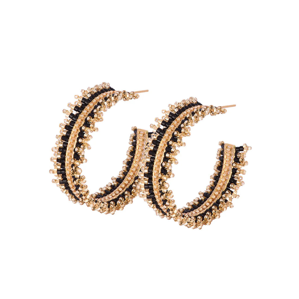 Mishky Boleros Earrings - Black/Gold