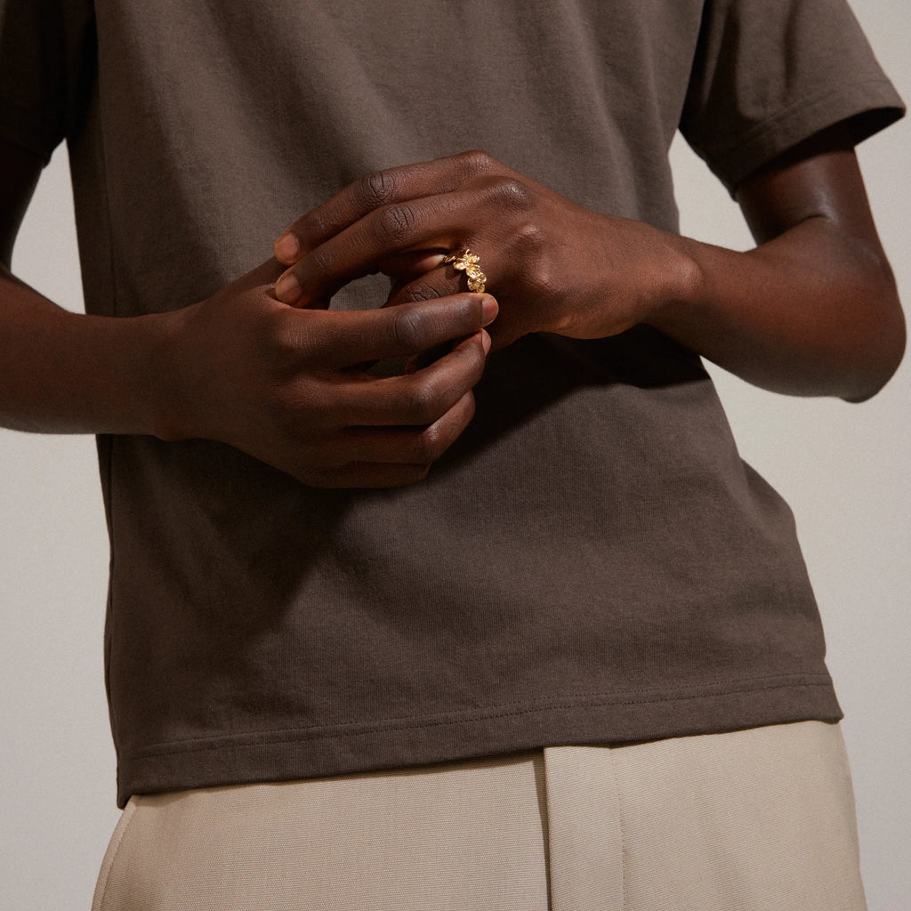Pilgrim ECHO recycled ring gold-plated