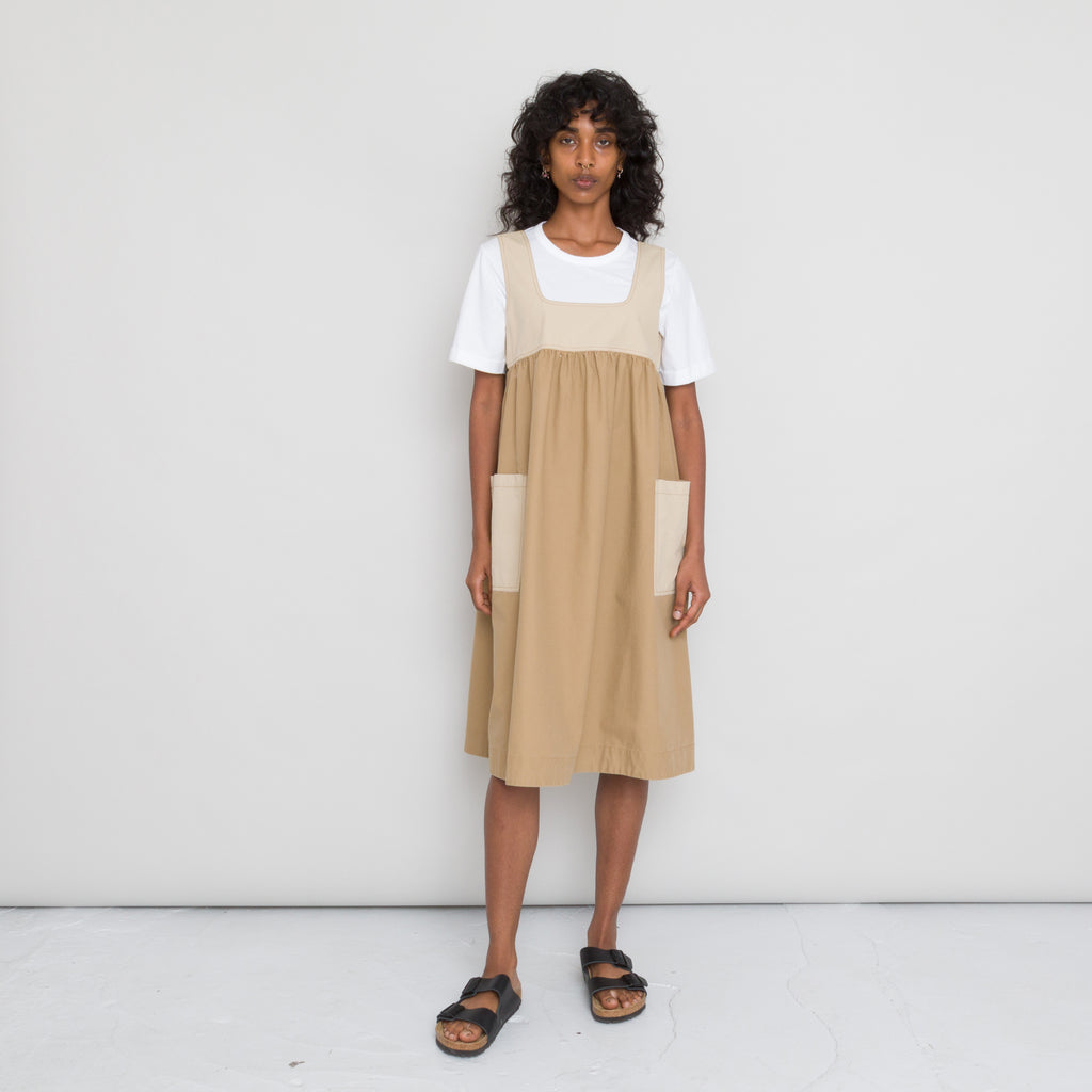 Folk Patch Pocket Dress Women's - Caramel Ripstop