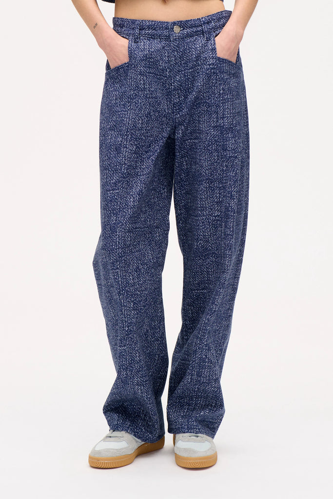 BAUM UND PFERDGARTEN Nara Trousers - Printed Chunky Twill