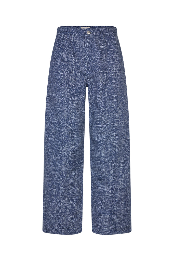 BAUM UND PFERDGARTEN Nara Trousers - Printed Chunky Twill
