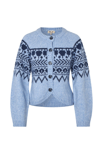 BAUM UND PFERDGARTEN Colin Cardigan - Blue Fair Isle