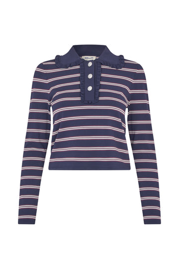 BAUM UND PFERDGARTEN Catarin - Navy Plum Stripe