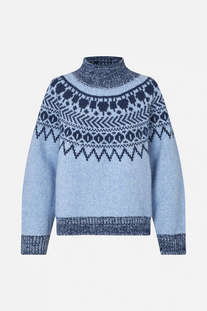 BAUM UND PFERDGARTEN Ciana Jumper - Blue Fair Isle
