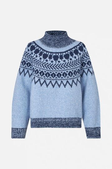 BAUM UND PFERDGARTEN Ciana Jumper - Blue Fair Isle