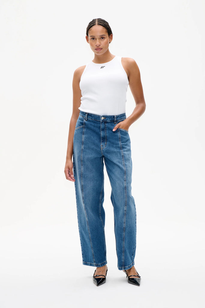 BAUM UND PFERDGARTEN NO 02 Jeans - Worn Out Blue