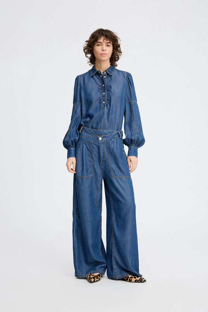 MUNTHE Payten Denim trousers - Indigo