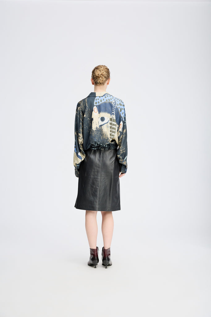 MUNTHE Loasta Shirt - Black Print