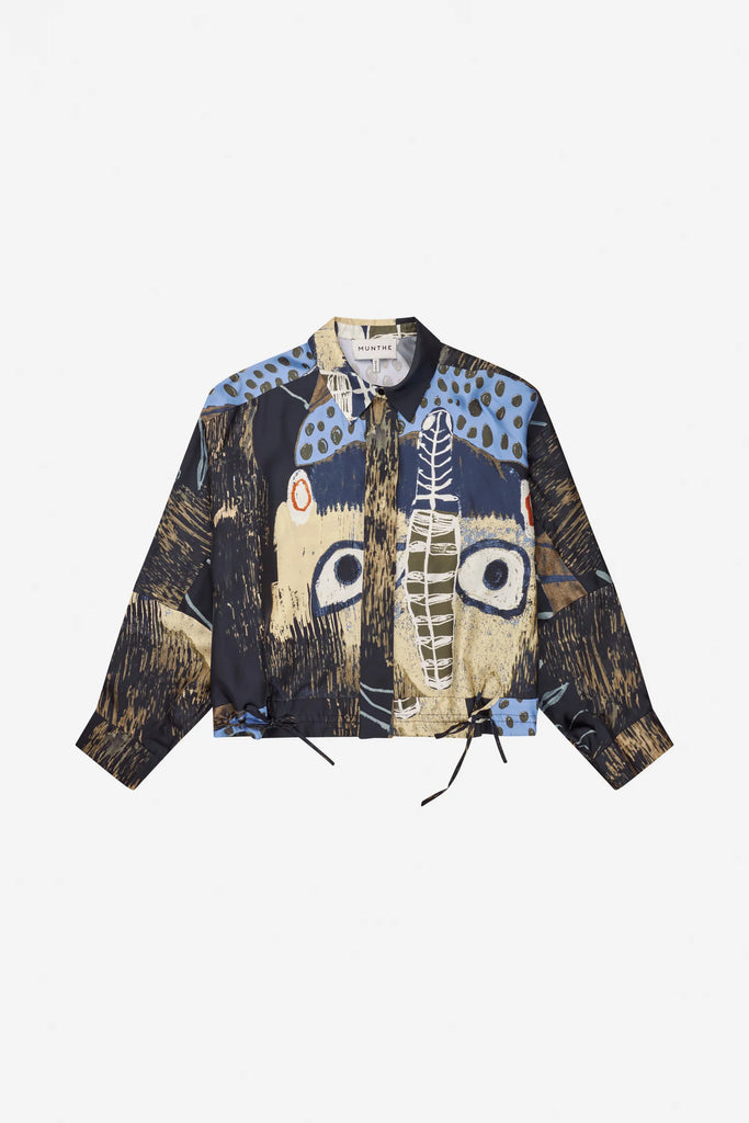 MUNTHE Loasta Shirt - Black Print