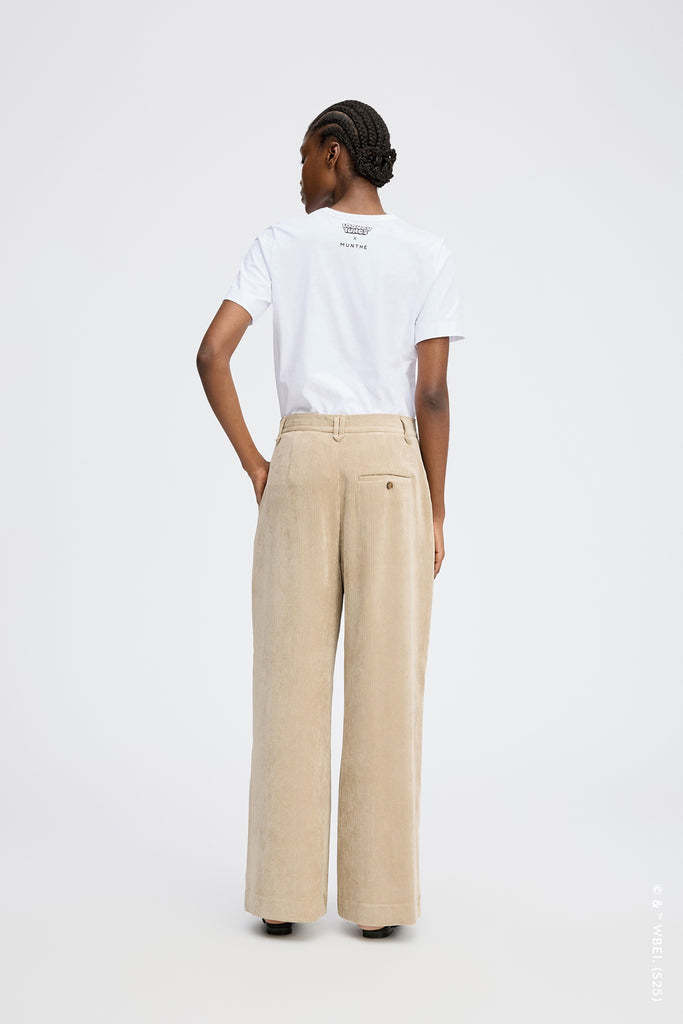 MUNTHE Lelouis Trousers - Latte