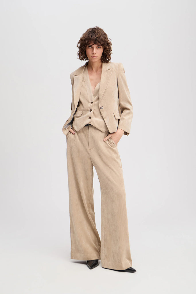 MUNTHE Lillian Vest - Latte