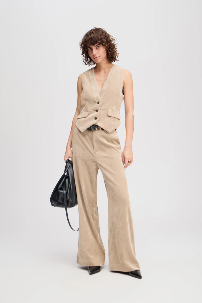 MUNTHE Lillian Vest - Latte