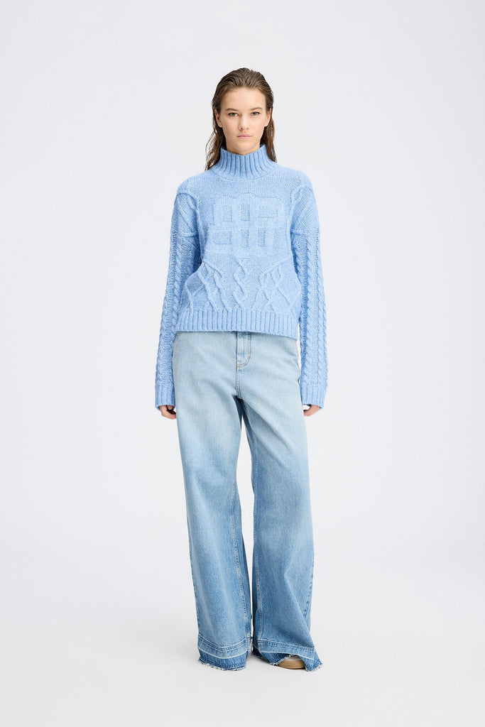 MUNTHE Logan Jumper - Blue