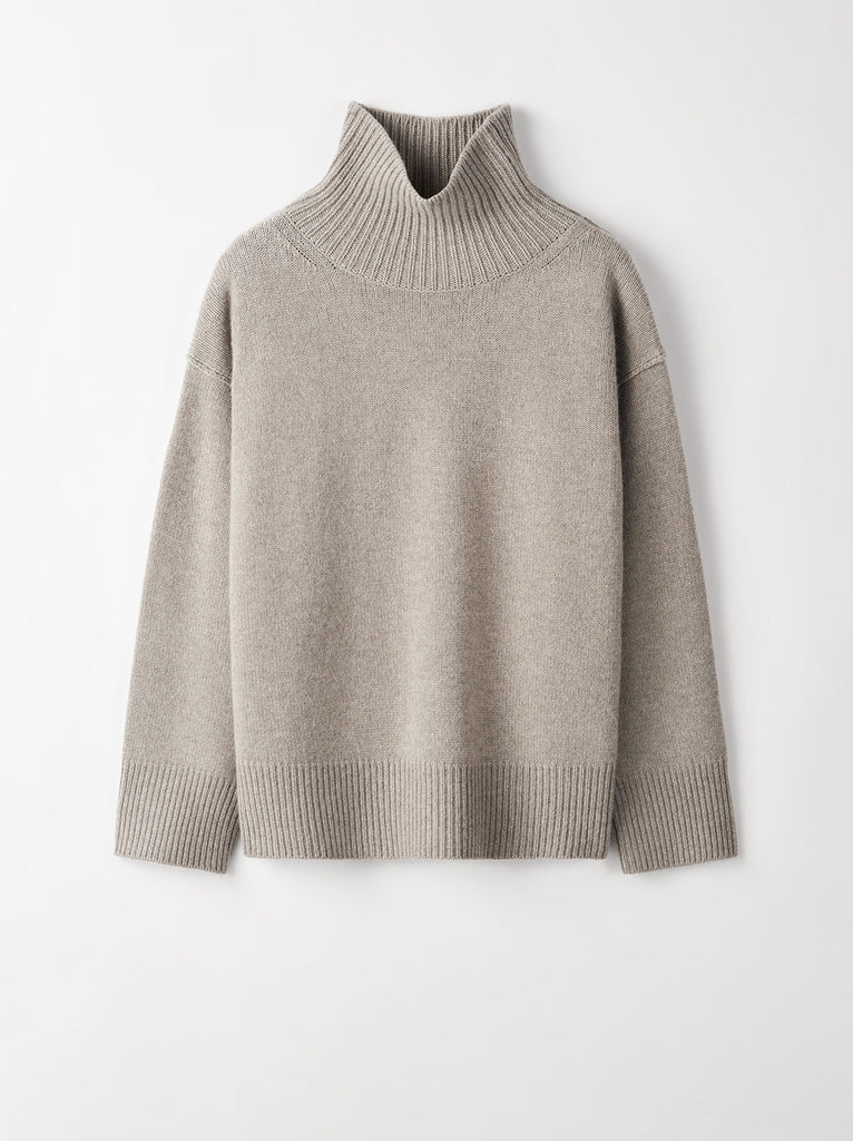 SOFT GOAT Girlfriend Turtleneck - Greige