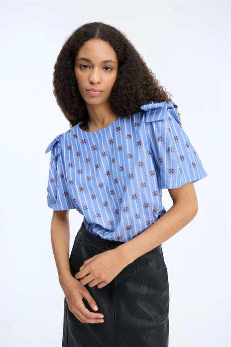 MUNTHE Vapouri Blouse - Blue