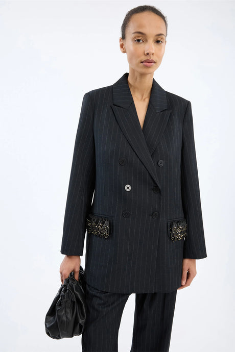 MUNTHE Virionics Blazer - Navy