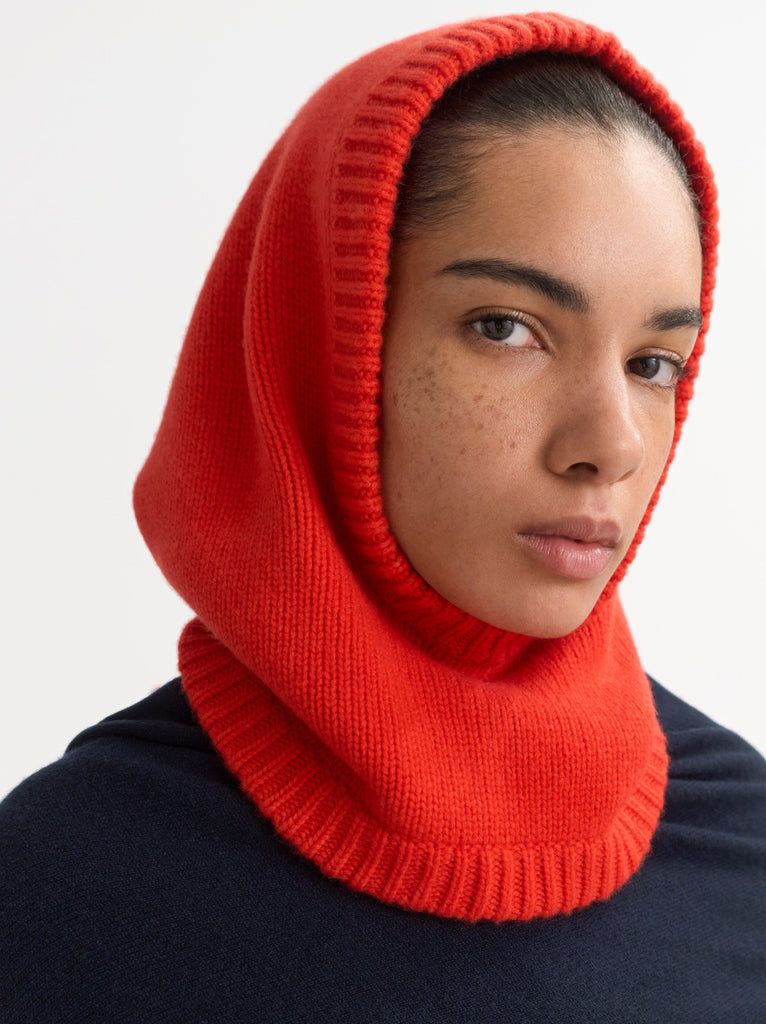 SOFT GOAT Balaclava - Tangerine