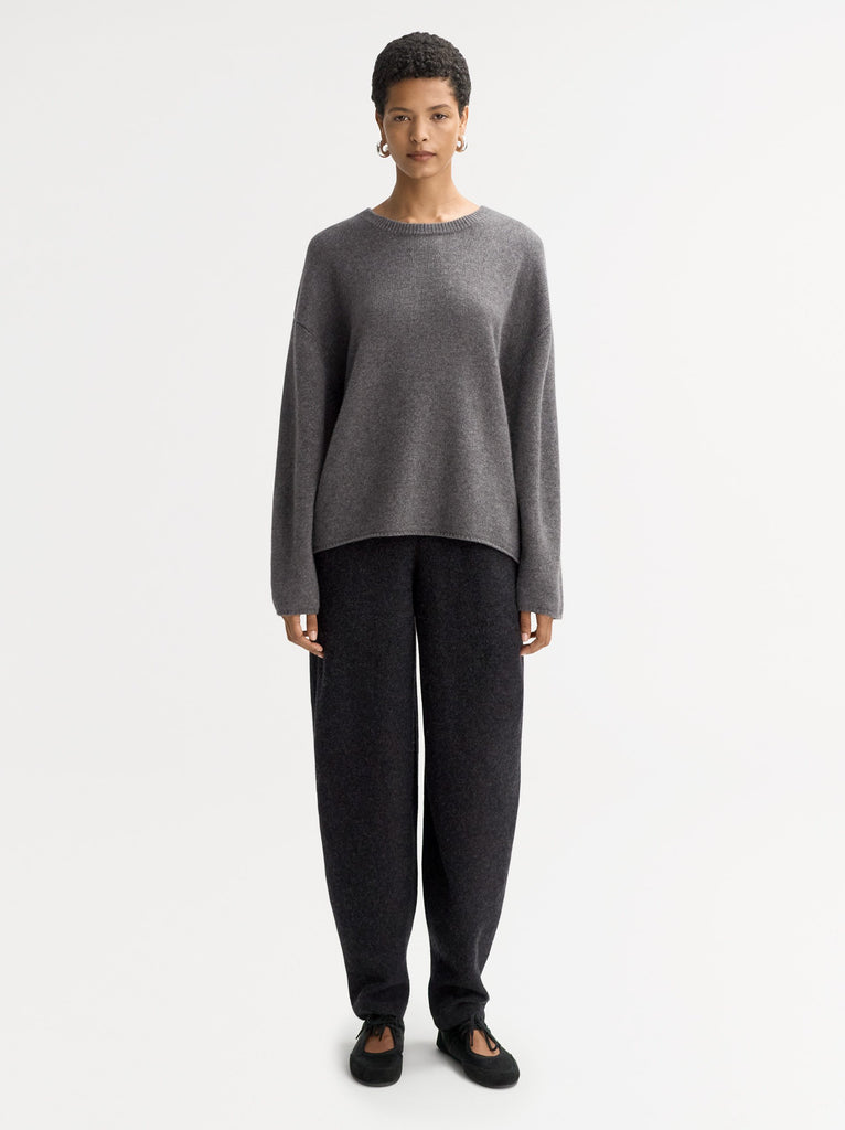 SOFT GOAT Relaxed fit Crewneck - Grey