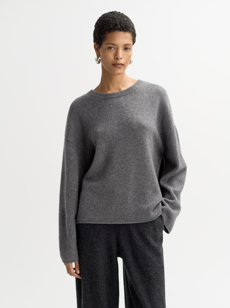 SOFT GOAT Relaxed fit Crewneck - Grey