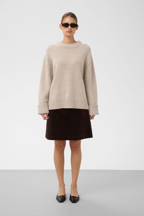 SOAKED - SLKamet Skirt - GANACHE 