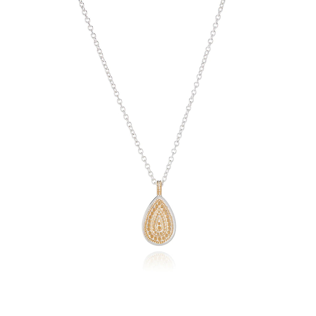 Anna Beck Classic Teardrop Pendant Necklace - Reversible