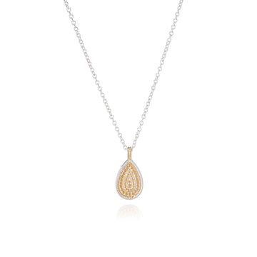 Anna Beck Classic Teardrop Pendant Necklace - Reversible