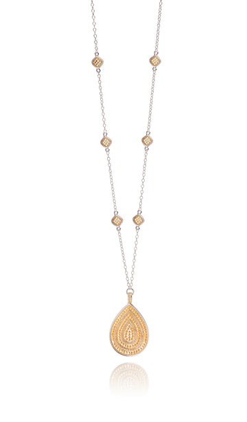 Anna Beck Large Dotted Teardrop Necklace