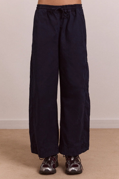 Damson Madder Felix Twill Trouser - Navy