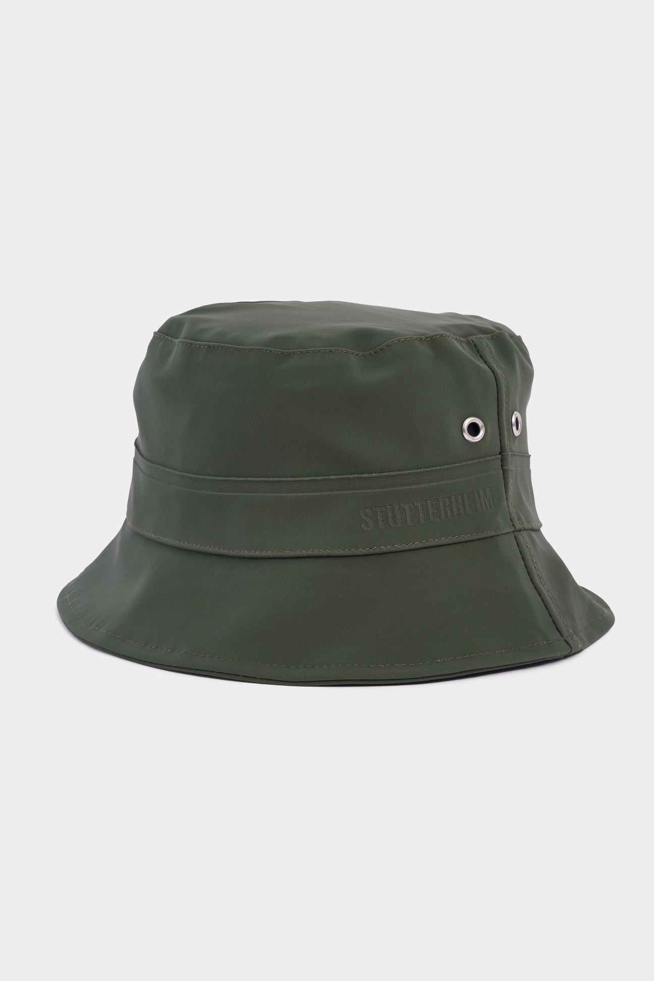 STUTTERHEIM Beckholmen Matte Bucket Hat - Green